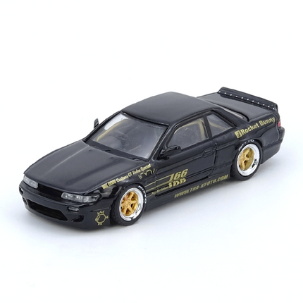INNO64 1/64 Scale Diecast Car NISSAN SILVIA (S13) V1 PANDEM / ROCKET BUNNY Black
