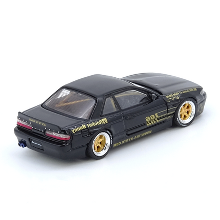 INNO64 1/64 Scale Diecast Car NISSAN SILVIA (S13) V1 PANDEM / ROCKET BUNNY Black