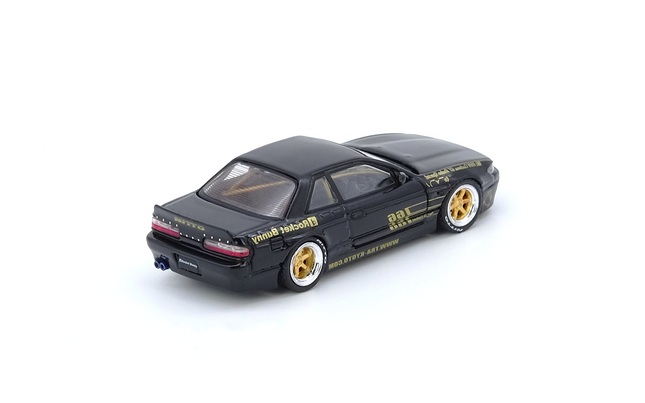 INNO64 1/64 Scale Diecast Car NISSAN SILVIA (S13) V1 PANDEM / ROCKET BUNNY Black