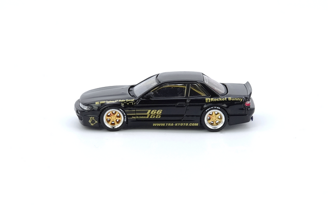 INNO64 1/64 Scale Diecast Car NISSAN SILVIA (S13) V1 PANDEM / ROCKET BUNNY Black