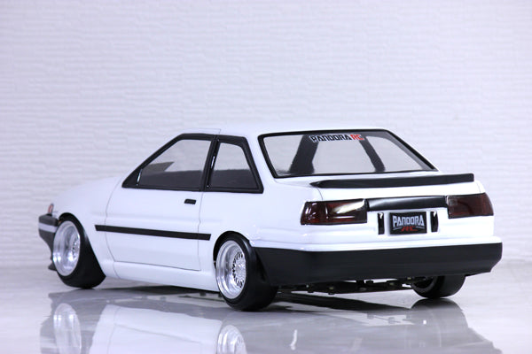 Pandora RC 1/10 Drift Car Body Set Toyota AE86 Sprinter Trueno Hachiroku PAB-3176 JDM D1GP Tokyo Drift TRD
