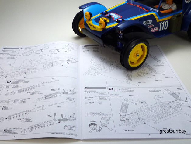 58470 1/10 Tamiya RC Car HOLIDAY BUGGY 2010 2WD Buggy W/ESC RC Buggy