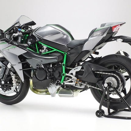 14136 Tamiya 1/12 Scale Model Bike Kit Kawasaki Ninja H2 Carbon MotoGP Racing Bike