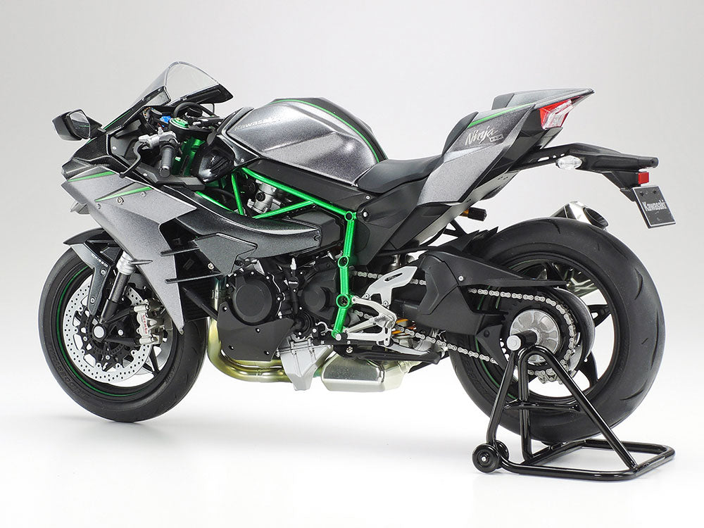 14136 Tamiya 1/12 Scale Model Bike Kit Kawasaki Ninja H2 Carbon MotoGP Racing Bike