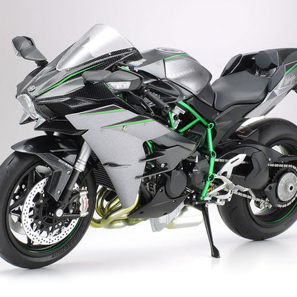 14136 Tamiya 1/12 Scale Model Bike Kit Kawasaki Ninja H2 Carbon MotoGP Racing Bike