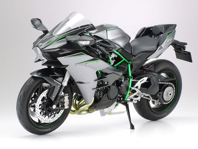 14136 Tamiya 1/12 Scale Model Bike Kit Kawasaki Ninja H2 Carbon MotoGP Racing Bike