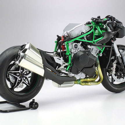 14136 Tamiya 1/12 Scale Model Bike Kit Kawasaki Ninja H2 Carbon MotoGP Racing Bike