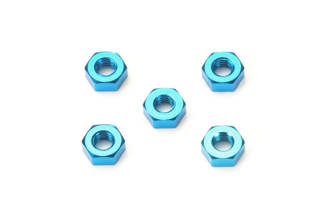 Tamiya 1/10 RC Car Part 3mm Aliminum Nut Blue Tamiya 54411 TRF419 TRF421X TRF201XMW TRF503 TRF420