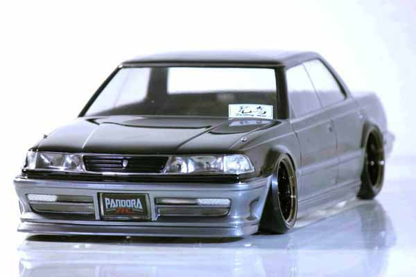Pandora RC 1/10 Drift Car Body Set Toyota Mark2 JZX81 Ver2 4 door Seden PAB-3172 JDM D1GP Tokyo Drift TRD
