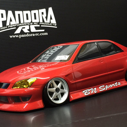 Pandora RC 1/10 Drift Car Body Set Toyota Altezza BN Sport PAB-2167JDM D1GP Tokyo Drift TRD