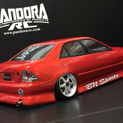 Pandora RC 1/10 Drift Car Body Set Toyota Altezza BN Sport PAB-2167JDM D1GP Tokyo Drift TRD