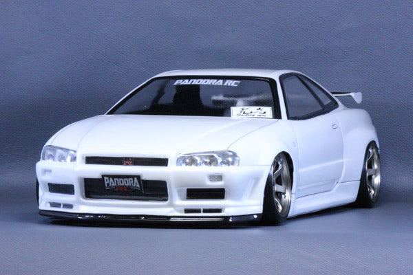 Pandora RC 1/10 Drift Car Body Set Nissan R34 GTR VSpecII PAB-3131 JDM D1GP Initial D Nismo Nissan GT-R