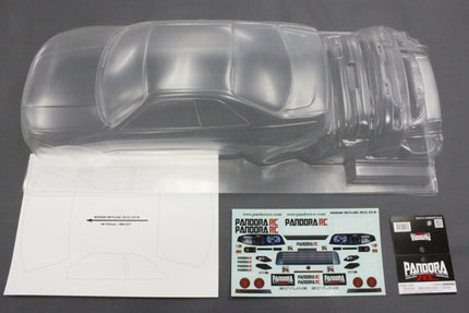 Pandora RC 1/10 Drift Car Body Set Nissan R33 GTR PAB-3130 JDM D1GP Initial D Nismo Nissan GT-R