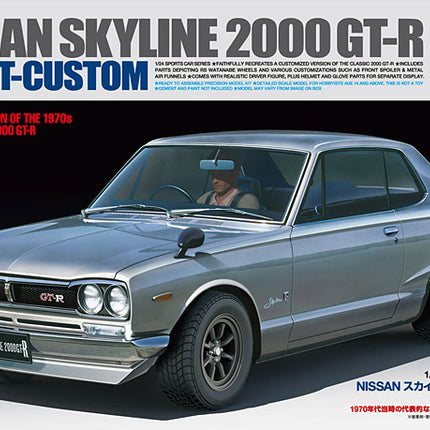 24335 Tamiya 1/24 Scale Model Car Kit Nissan Skyline 2000 GT-R Street Custom