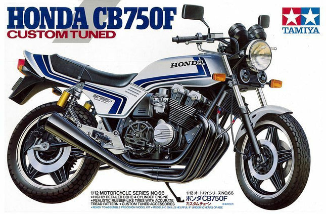 14066 Tamiya 1/12 Scale Model Bike Kit Honda CB750F Custom Tune Street Bike