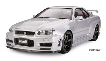 24282 Tamiya 1/24 Scale Model Car Kit Nissan GT-R R34 Ztune Skyline JDM