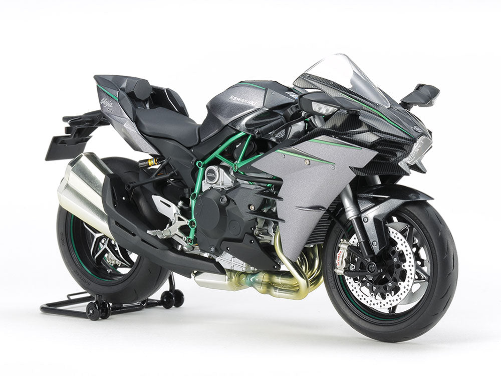 14136 Tamiya 1/12 Scale Model Bike Kit Kawasaki Ninja H2 Carbon MotoGP Racing Bike